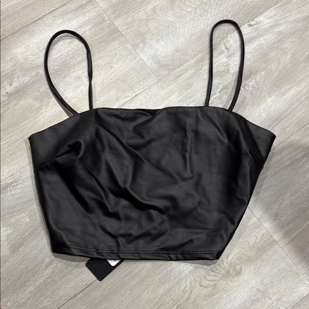 Fashion Nova Black Fitted Bustier Camisole